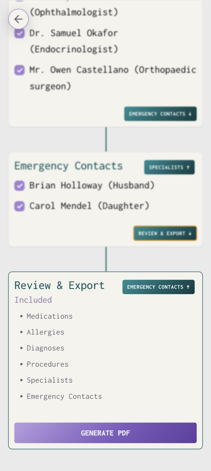 Relentless app screenshot